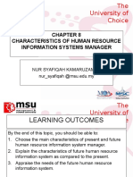 Topic 8 Characteristics of Hris Manager