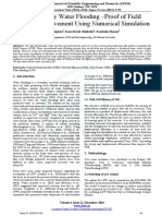 Low Salinity Water Flooding - Proof of Field Pressure Improvement Using Numerical Simulation