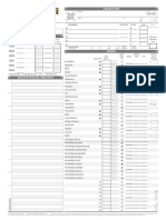 Wizard Pathfinder Sheet