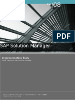 Sap Solution Manager - Training Tools