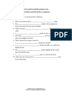 Past Perfect or Past Perfect Continuous PDF