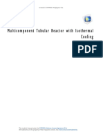 Models - Chem.multicomponent Tubular Reactor