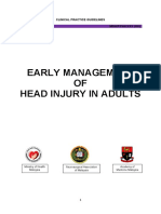 CPG Early Management of Head Injury