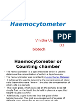 Haemocytometer PPT ANIMAL CELL CULTURE