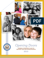 Opening Doors: Federal Strategic Plan To Prevent and End Homelessness