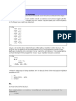 Chapter 7: PHP Repetition Structures