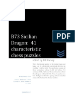 B73 Sicilian Dragon: 41 Characteristic Chess Puzzles