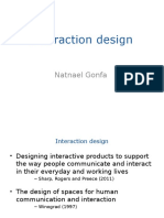 Interaction Design: Natnael Gonfa