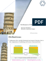 Settlement of Shallow Foundations: Supervisor: DR - Ghazavi Researcher: Amirmasoud Taghavi