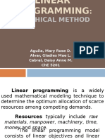 Linear-Programming Graphical Method