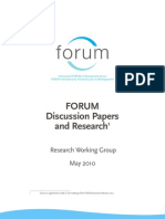 FORUM Research Protocol