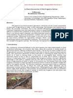 Microcontroller Based Automation of Drip Irrigation System