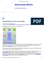 Harmonic Filter For Better Power Quality