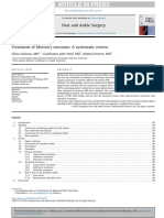 FASJ - 2017 - Valisena - TX of Mortons Neuroma - Systematic Review