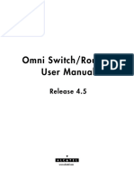 OmniSwitch - Router User Manual R4-5