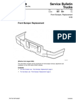 Service Bulletin Trucks Front Bumper, Replacement VHD