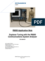 R8000 Duplexer Tuning With The R8000