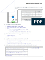 Experimental Skills Questions and Answers