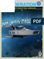 Federation Starship Recognition Manual II 2nd Edition FASA 2308