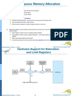 Contiguous Memory Allocation: Partitions