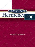 Dictionary of Hermeneutics