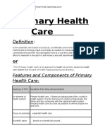 Primary Health Care