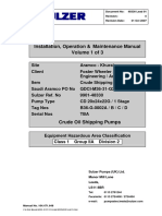 Crude Pump Installation Manual SULZER PDF