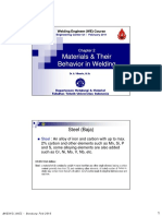 Materials & Their Materials & Their Behavior in Welding Behavior in Welding