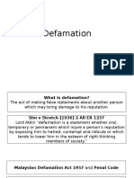 Defamation