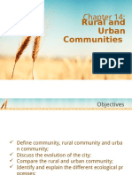 Chapter 14 - Rural & Urban Communities