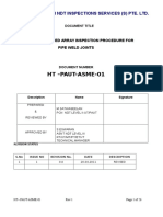 Paut Procedure - Asme 31.3 Process Piping