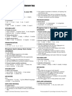 EU Elementary A2 Progress Test Answers PDF