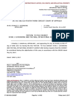 USCA Third Circuit Case No. 17-1904 US District Court Case 17-0897 MOTION TO FILE EXHIBIT STAN J. CATERBONE AND THE NSA, OR NATIONAL SECURITY AGENCY, June 9, 2017