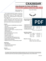 Datasheet CXA2503AR