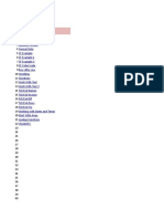 Excel Course Sheets