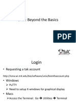 Unix Beyond Basics