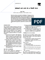 Finding Minimal Cut Sets in A Fault Tree