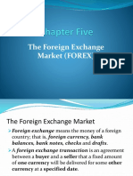 Chapter 5 - Foriegn Exchange Market