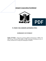 EOI 50 MLD STP Faridabad PDF