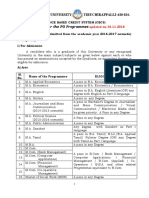 PG Regulations For 2016 17 Updated