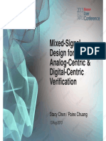 3 Mixed-Signal Design For Analog-Centric Digital-Centric Verification