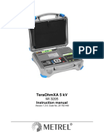 Teraohmxa 5 KV: Instruction Manual