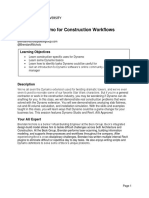 Handout 21802 CS21802 Dynamo For Construction Workflows