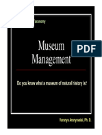 Museum Management 2552