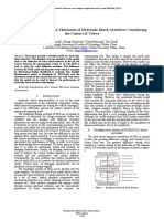 Non-Linear Characteristic Simulation of Hydraulic Shock Absorbers Considering The Contact of Valves