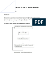 SDLC Spiral Model