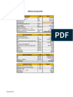 Runway Calculation: Description Unit Data