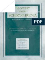 Recovery From Schizophrenia An International Perspective A Report From The WHO Collaborative PDF