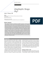 Stopping Antiepileptic Drugs: When and Why?: John D. Hixson, MD