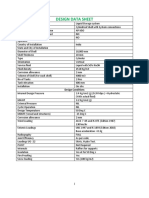 4000 m3 Storage Tank - Data Sheet